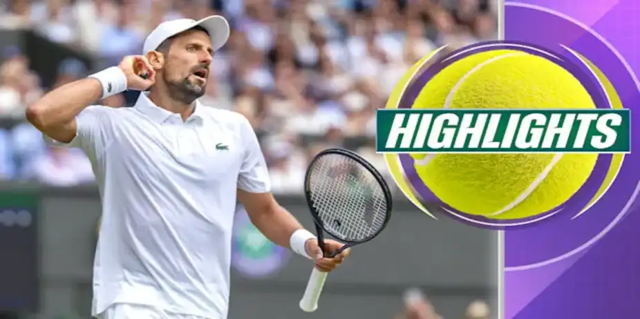 De Minaur vs Djokovic: Rd 4 Highlights