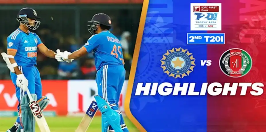 2024: India vs Afghanistan, 2nd T20I Highlights
