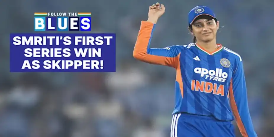 Smriti’s First Series Win as Skipper!