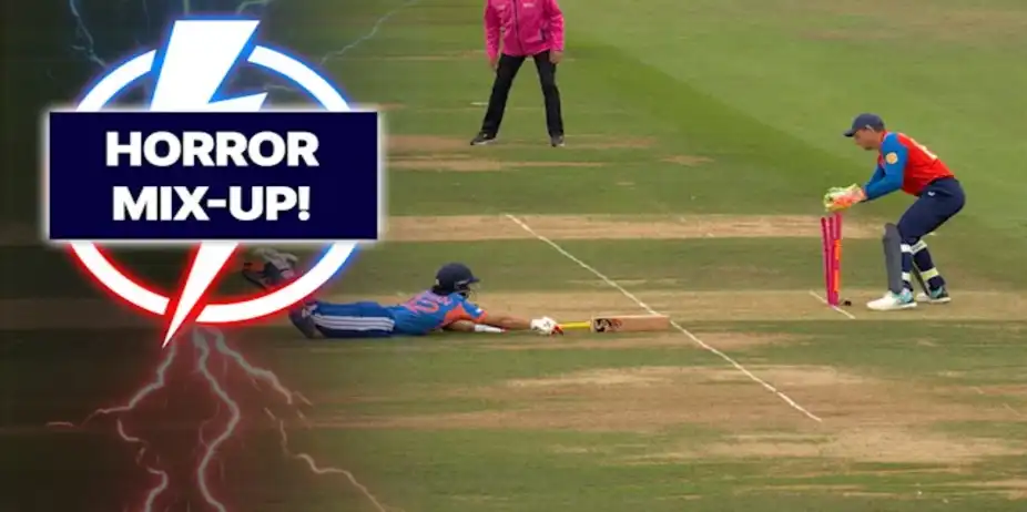 Run-out! Kishan Departs for a Duck