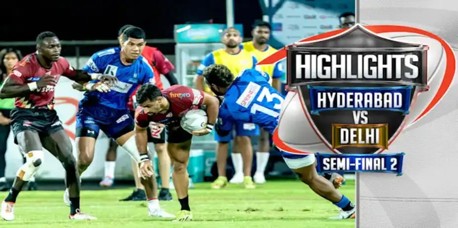 Hyderabad Heroes 07-14 Delhi Redz: Semi-final 2