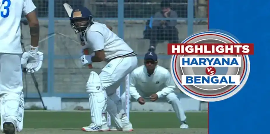 Haryana vs Bengal: Day 2, Highlights