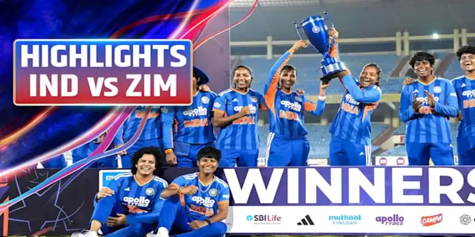 India Women vs Zimbabwe Women: 3rd T20I, Highlights