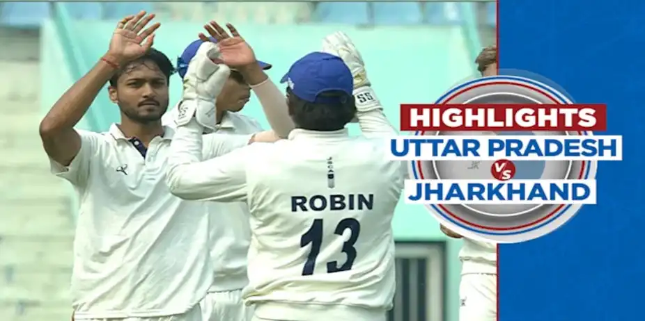 Uttar Pradesh vs Jharkhand: Day 3, Highlights