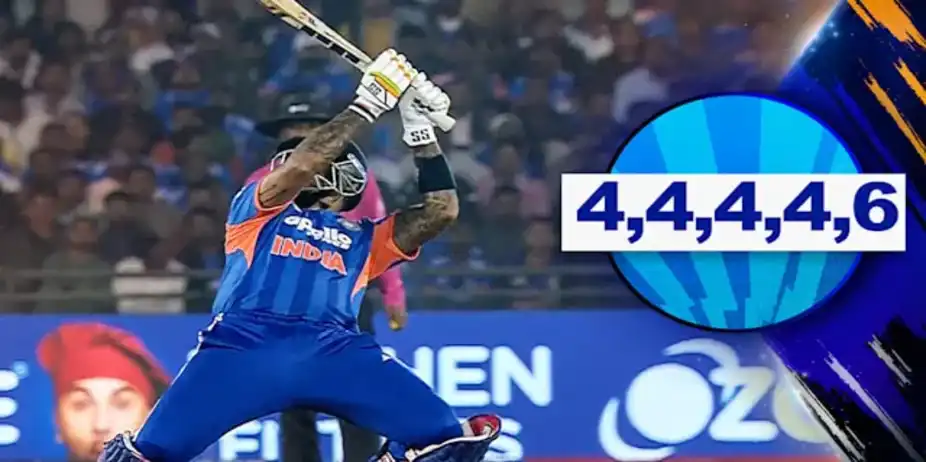 Surya Smacks 24 off Foulkes