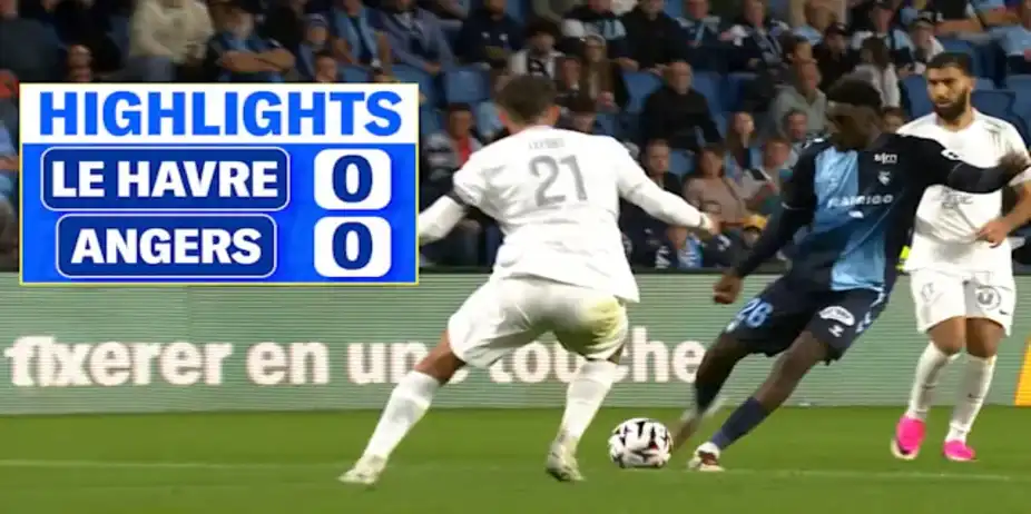 Le Havre vs Angers: Highlights