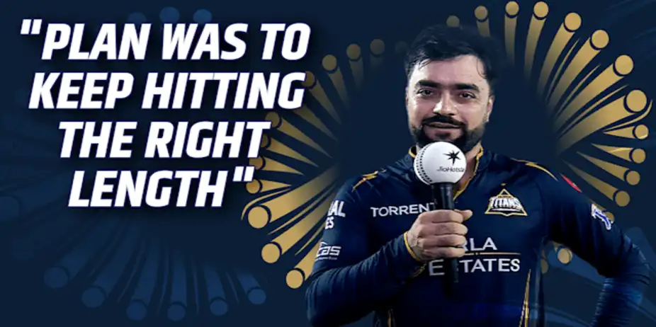 Rashid Speaks on GT's Revenge Win vs RCB