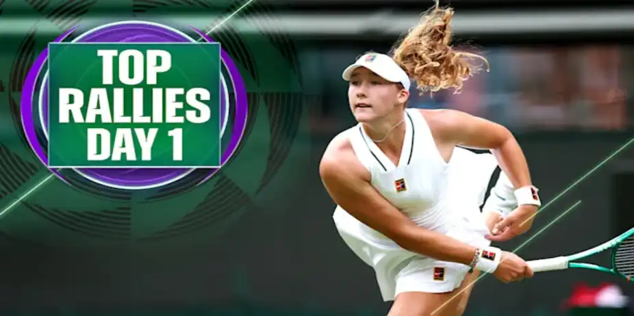 Top Rallies of Day 1 ft. Andreeva and More