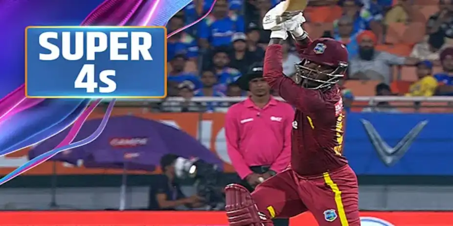 WI Super 4s vs IND in 3rd ODI