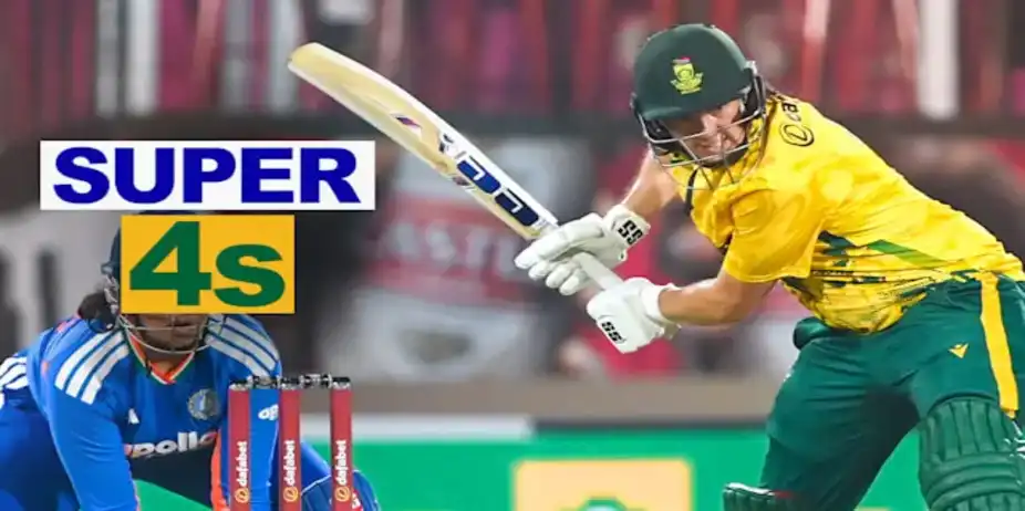 SA W Super 4s vs IND W