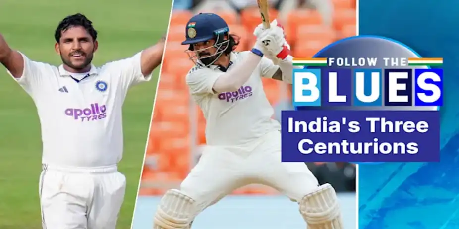 India’s Three Centurions Shine