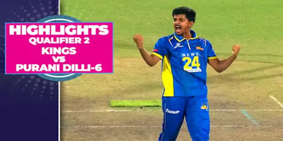 Central Delhi Kings vs Purani Dilli-6: Qualifier 2, Highlights