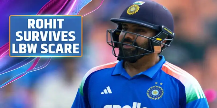 Rohit Overturns On-field Decision