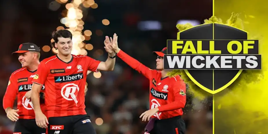 Perth Scorchers Fall of Wickets vs Melbourne Renegades