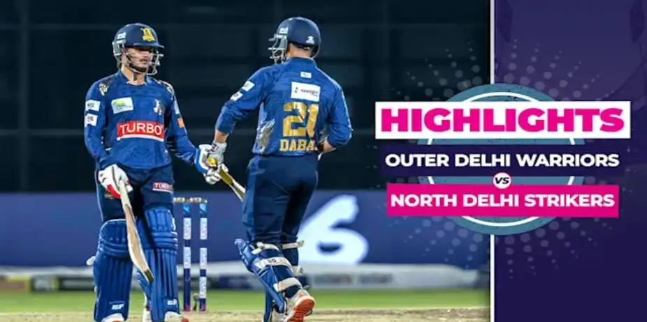 Outer Delhi Warriors vs North Delhi Strikers: Highlights