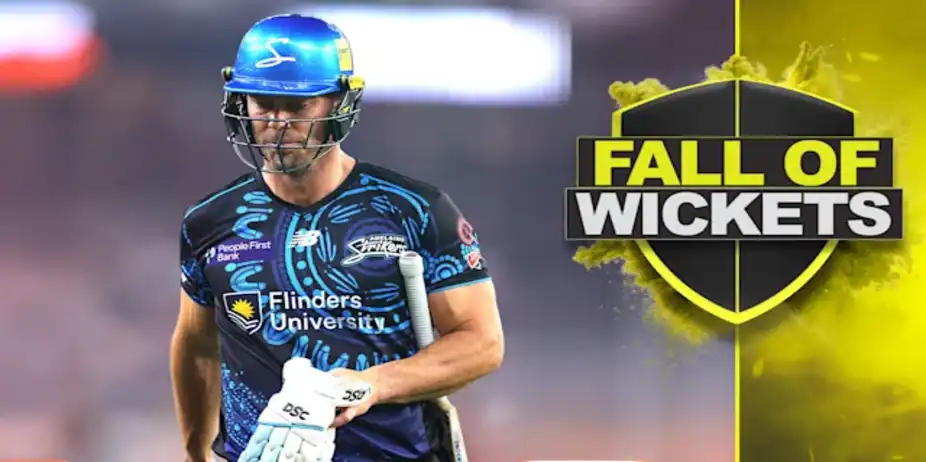 Adelaide Strikers Fall of Wickets vs Perth Scorchers