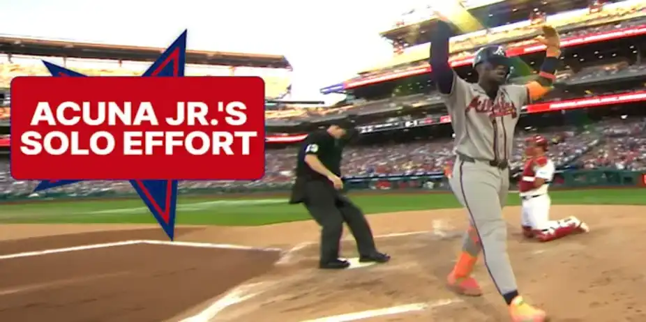 Ronald Acuna Jr.'s Solo Home Run