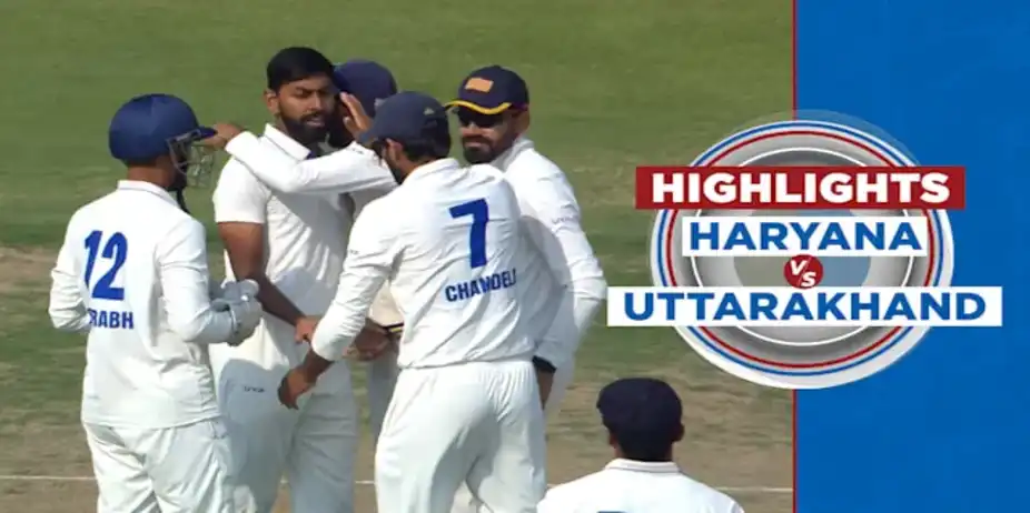 Haryana vs Uttarakhand: Day 2, Highlights