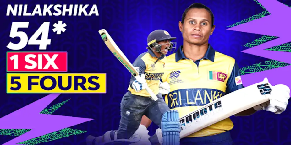 Nilakshika's 54* vs NZ