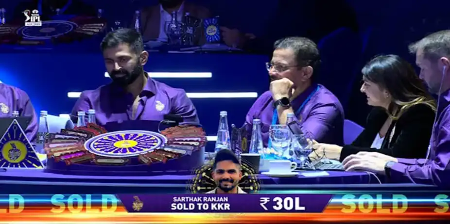 30L! Sarthak Heads to KKR
