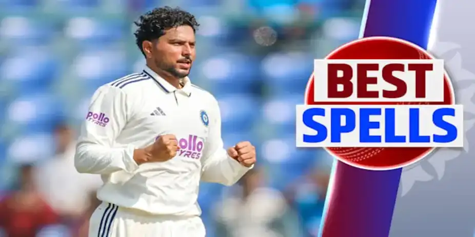 Kuldeep's 3/104 vs WI in 2nd Test, 2nd Inns
