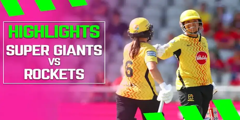 Manchester Super Giants vs Trent Rockets: Highlights