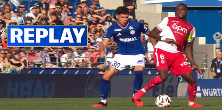 Strasbourg vs Monaco: Replay