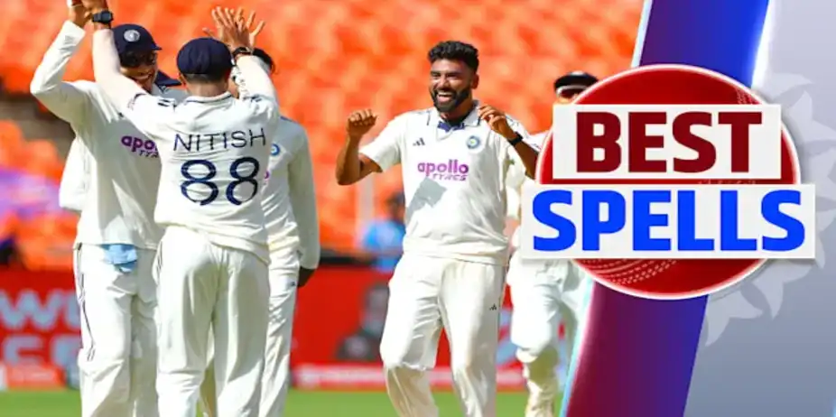 Siraj's 3/31 vs WI in 1st Test, 2nd Inns