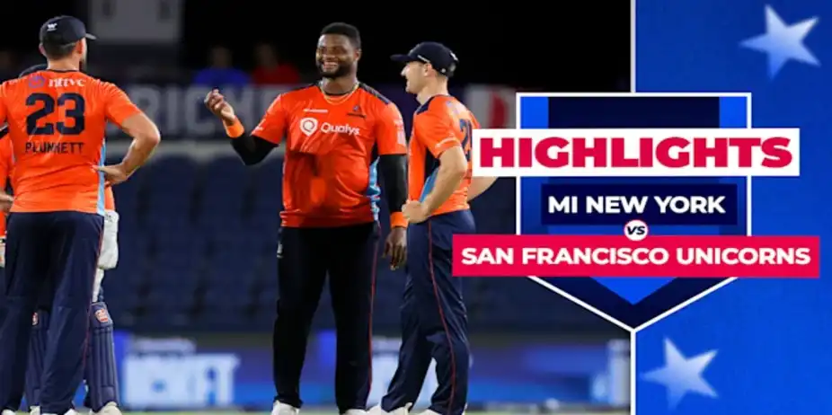 MI New York vs San Francisco Unicorns: Highlights