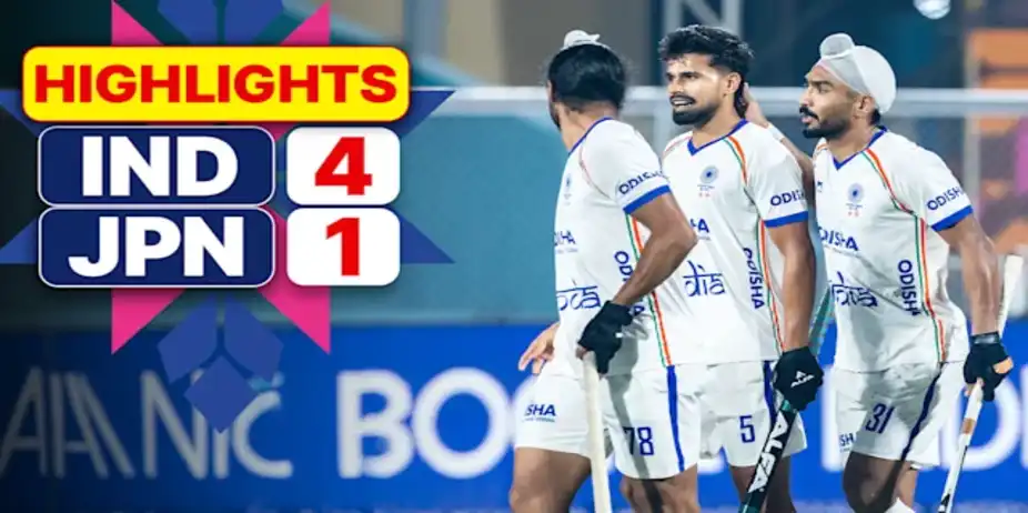 India vs Japan: Highlights