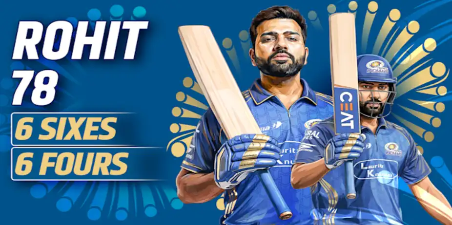 Rohit's 78 vs KKR