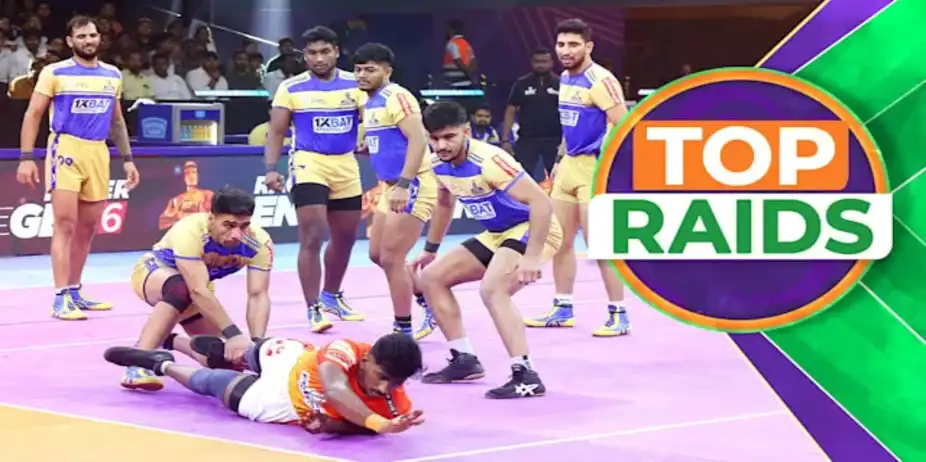 Top Raids: Paltan vs Thalaivas