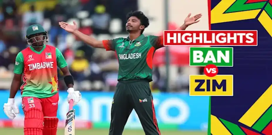 Bangladesh vs Zimbabwe: Highlights