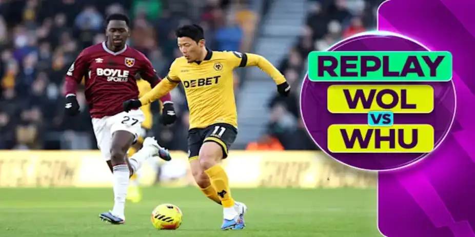 Wolves vs West Ham: Replay