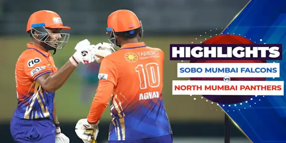 Sobo Mumbai Falcons vs North Mumbai Panthers: Highlights