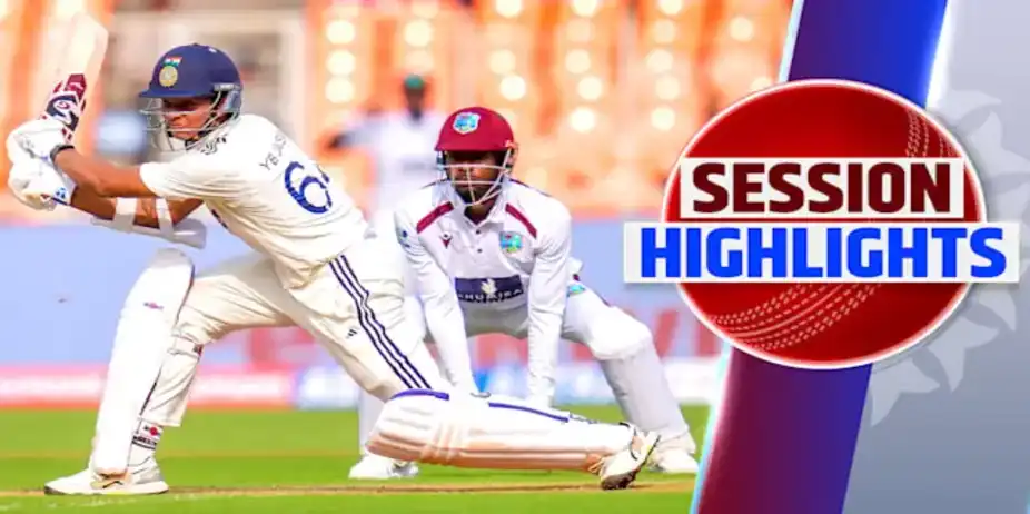 IND vs WI: 1st Test - Day 1, 3rd Session Highlights