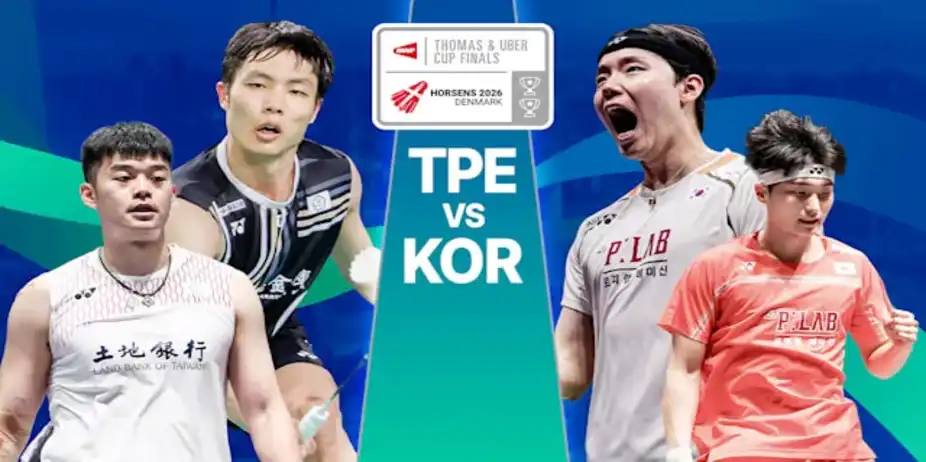 Chinese Taipei vs Korea: Thomas Cup, Group Stage
