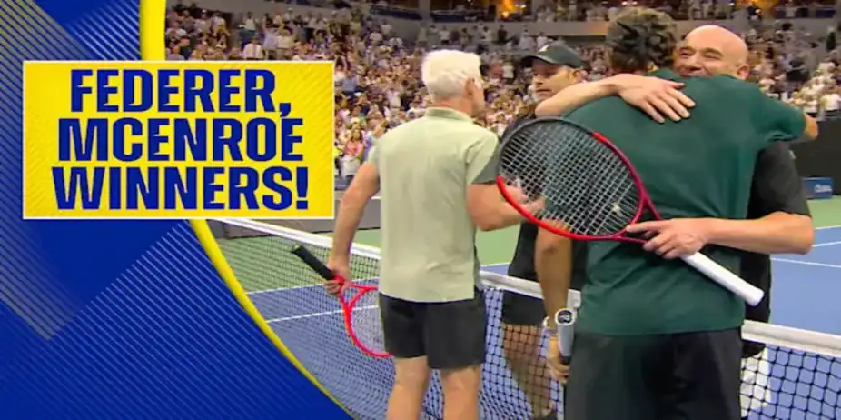 Federer, McEnroe: Exhibition Winners!