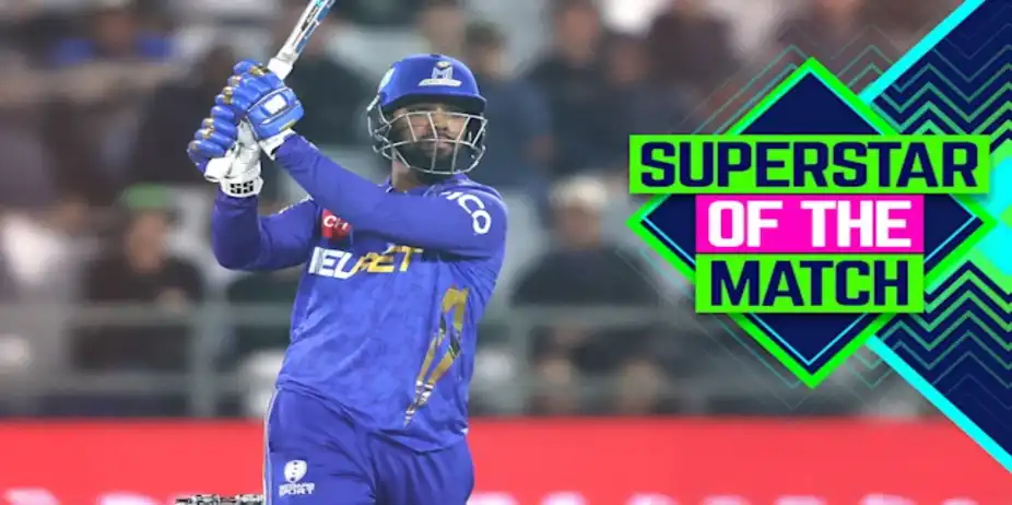 Pooran's 15-ball 33 vs Joburg Super Kings