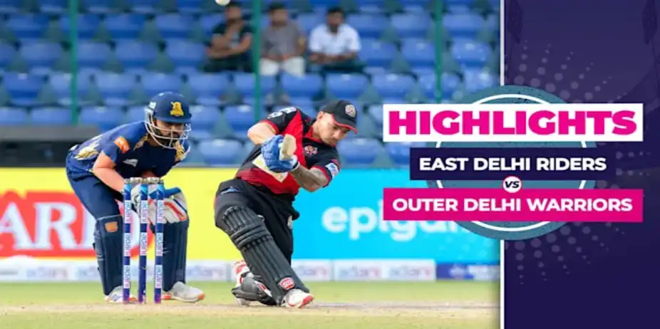 East Delhi Riders vs Outer Delhi Warriors: Highlights