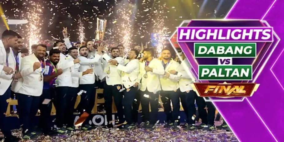 Final: Dabang Delhi K.C. 31-28 Puneri Paltan