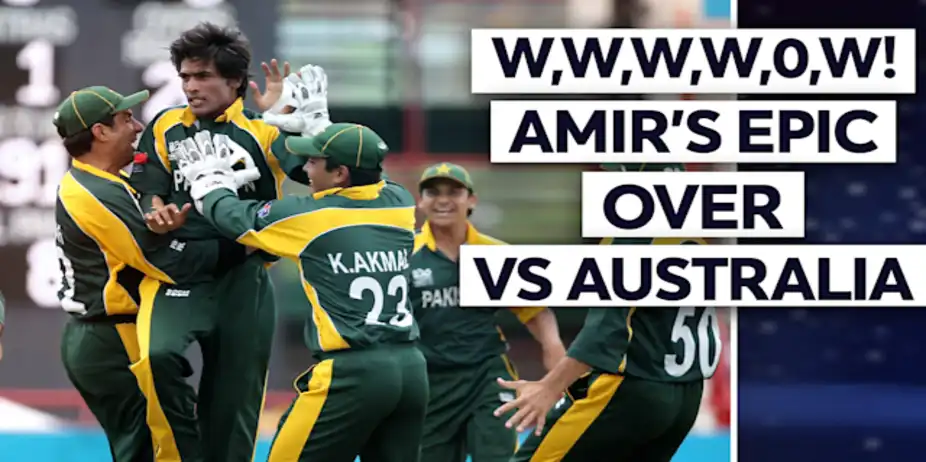 2010: Amir Shines, AUS Crumble in an Over