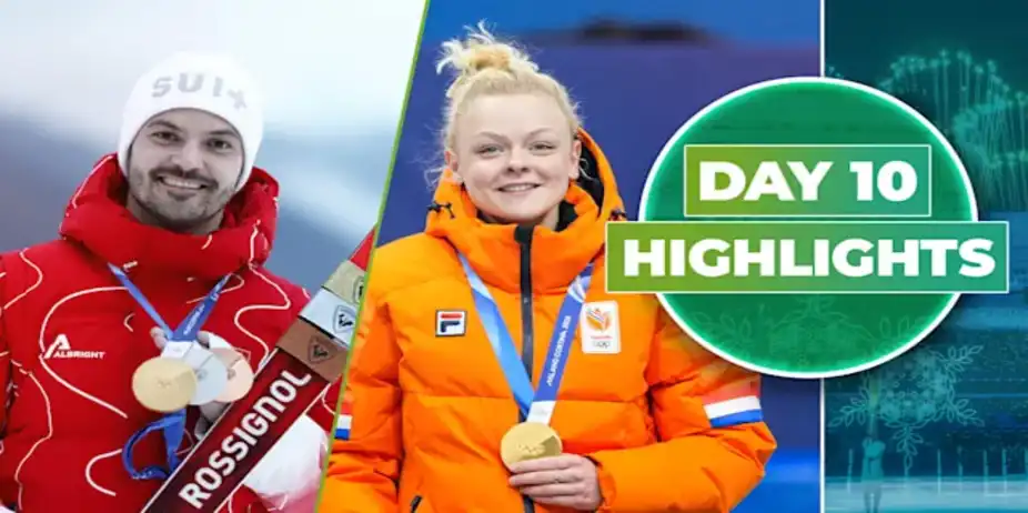 Winter Olympics: Day 10, Highlights