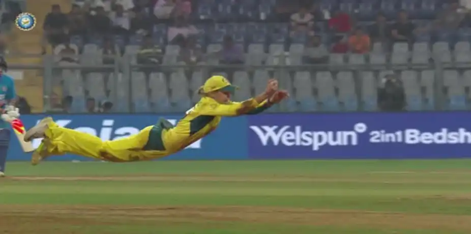 Flying Litchfield Takes A Stunner