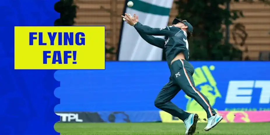 Faf Pulls Off a Spectacular Grab!