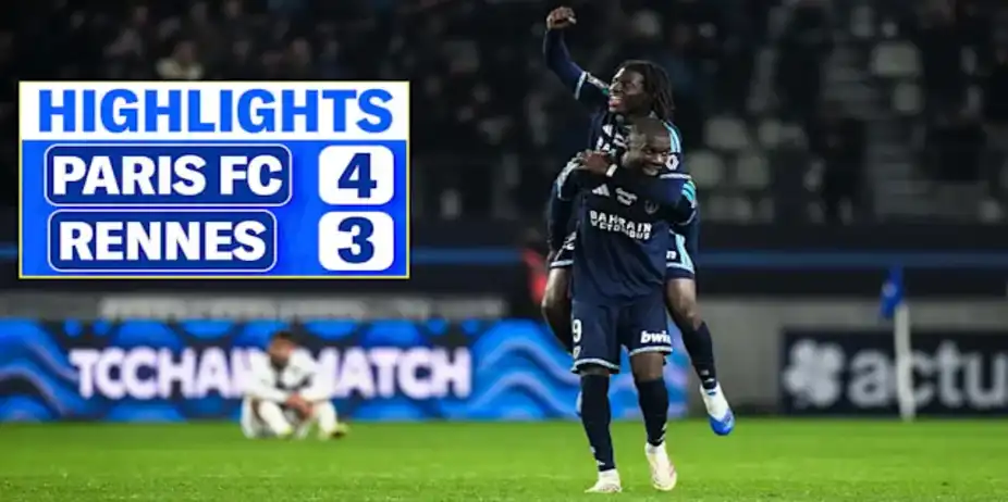 Paris FC vs Rennais: Highlights