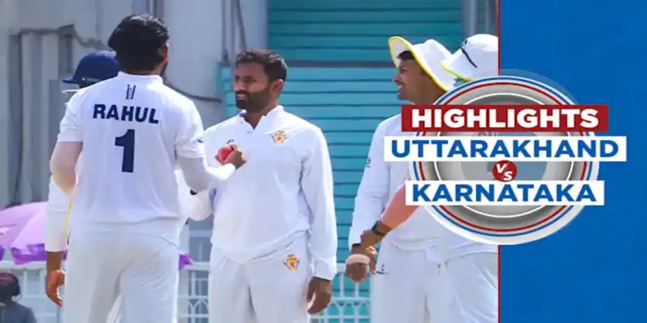 SF: Uttarakhand vs Karnataka - Day 5,  Highlights