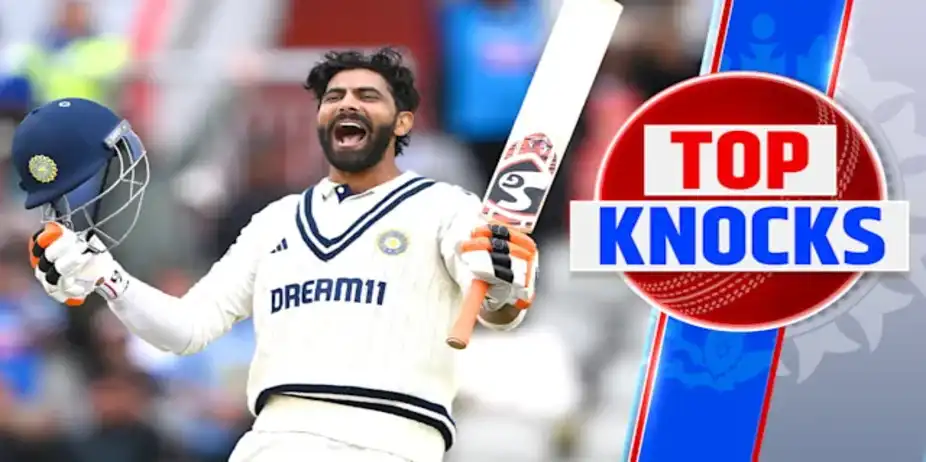 Jadeja's 107* vs ENG in 4th Test, 2nd Inns