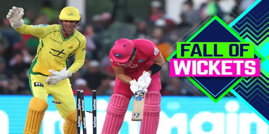 PR Fall of Wickets vs JSK