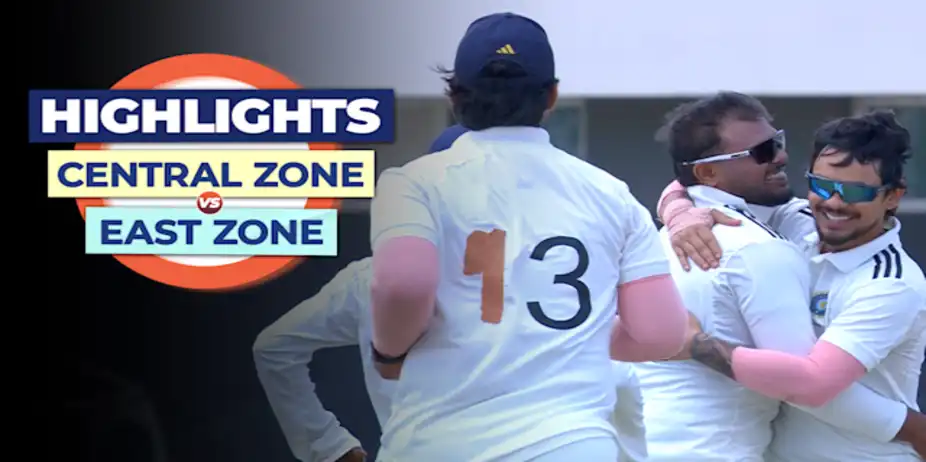 SF: Central Zone vs East Zone - Day 3, Highlights